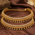 Gold Plated Anklet Pair