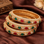 Designer Stone Bangles Set