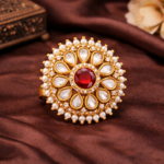 Traditional Kundan Ring