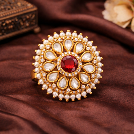 Traditional Kundan Ring