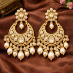 Gold Plated Chandbali Earrings